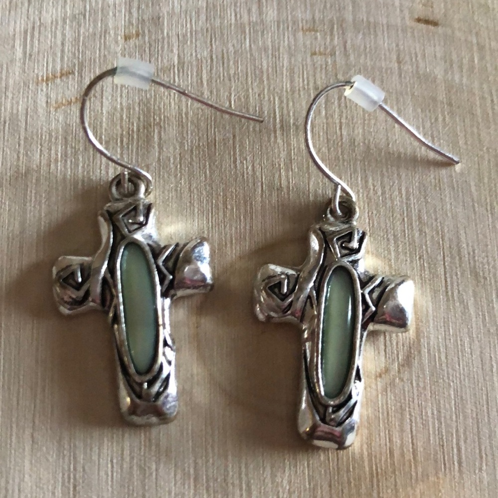 Cross earrings